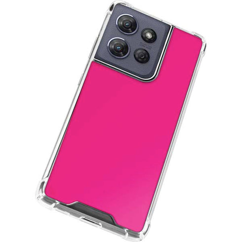 HOT Pink Moto G Power 5G (2025) Clear Case